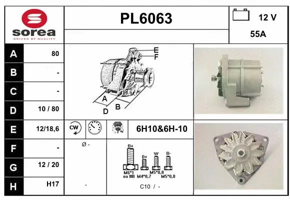 Alternator (PL6063)