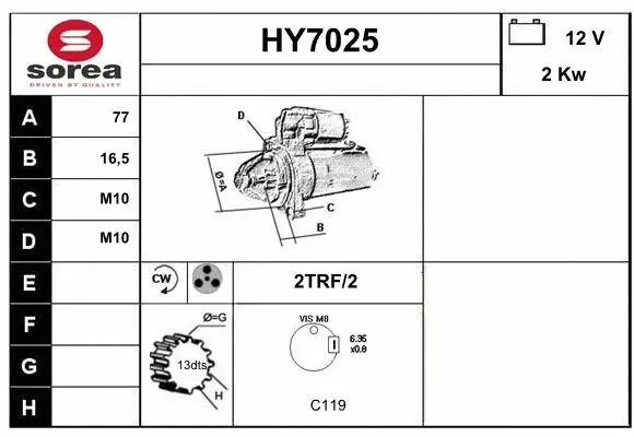 Starter (HY7025)