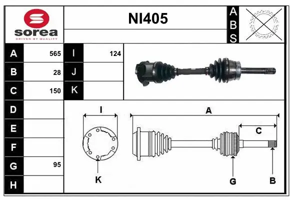 Drive Shaft (NI405)