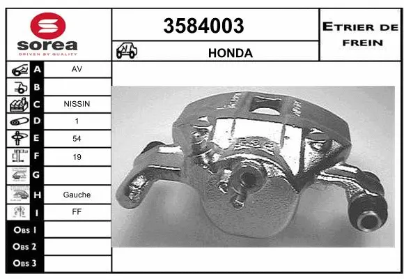 Brake Caliper (3584003)