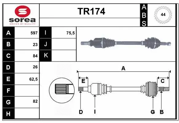 Drive Shaft (TR174)