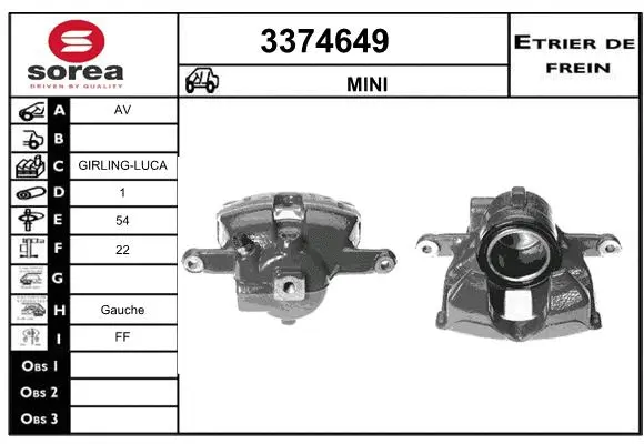 Brake Caliper (3374649)