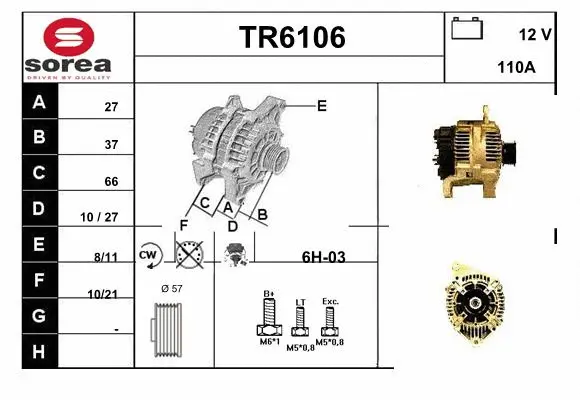 Alternator (TR6106)