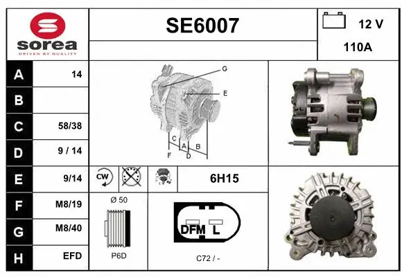 Alternator (SE6007)