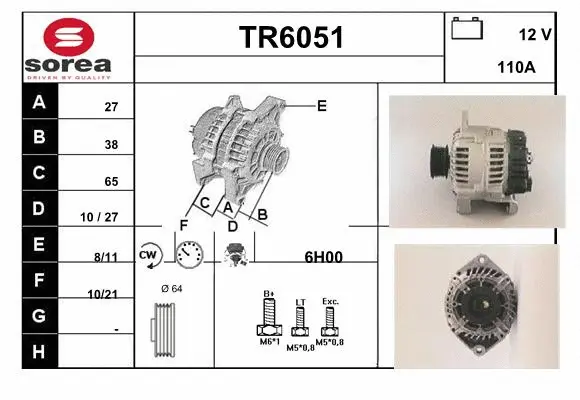 Alternator (TR6051)