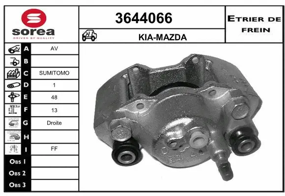 Brake Caliper (3644066)