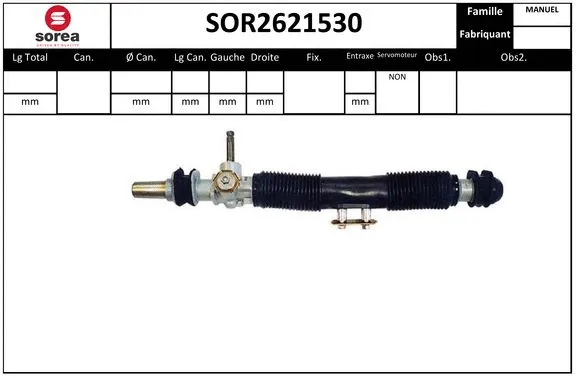 Steering Gear (SOR2621530)