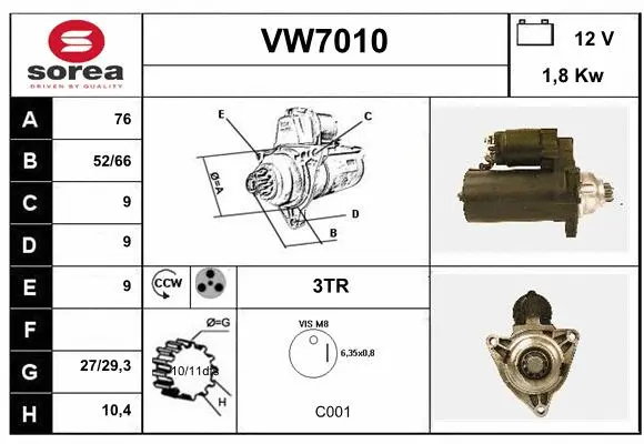 Starter (VW7010)