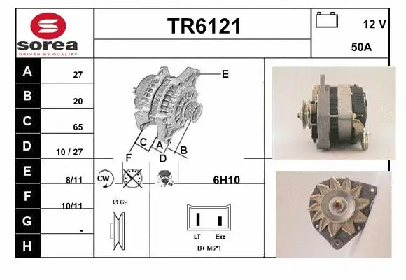 Alternator (TR6121)