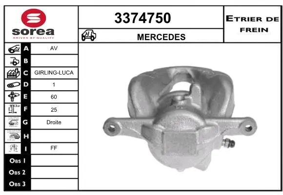 Brake Caliper (3374750)