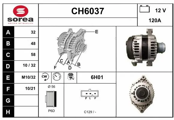 Alternator (CH6037)