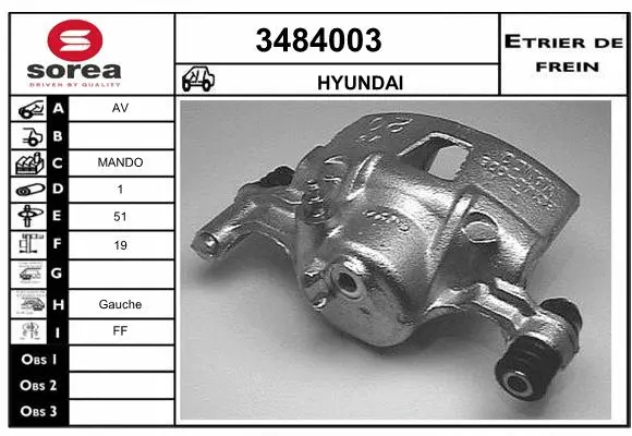 Brake Caliper (3484003)