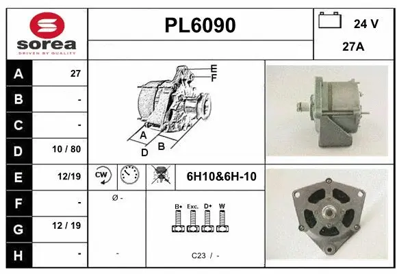 Alternator (PL6090)