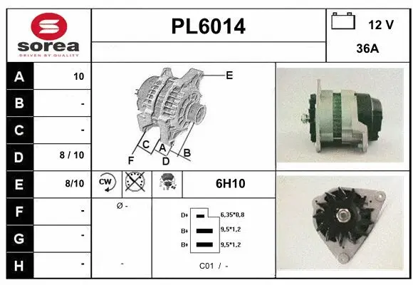 Alternator (PL6014)