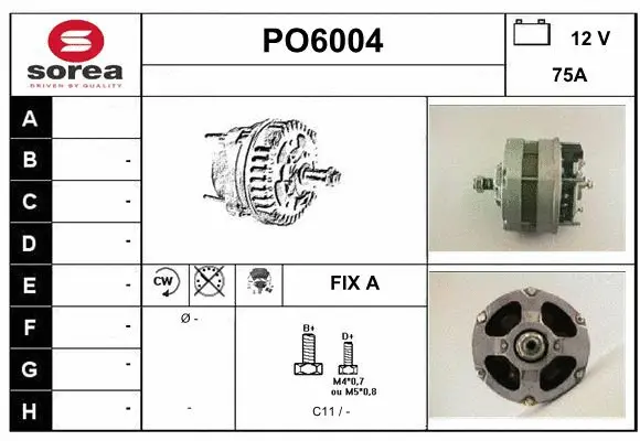 Alternator (PO6004)