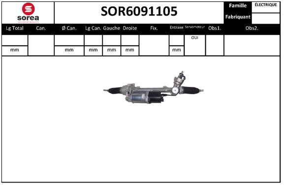 Steering Gear (SOR6091105)