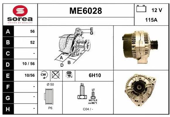 Alternator (ME6028)