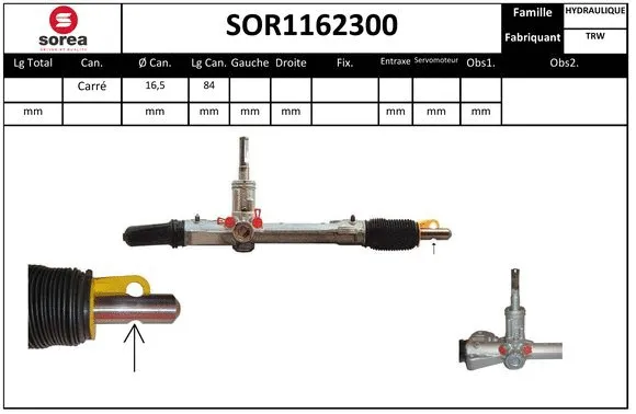 Steering Gear (SOR1162300)