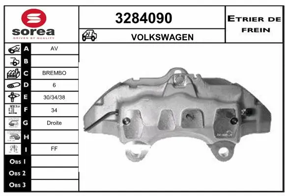 Brake Caliper (3284090)
