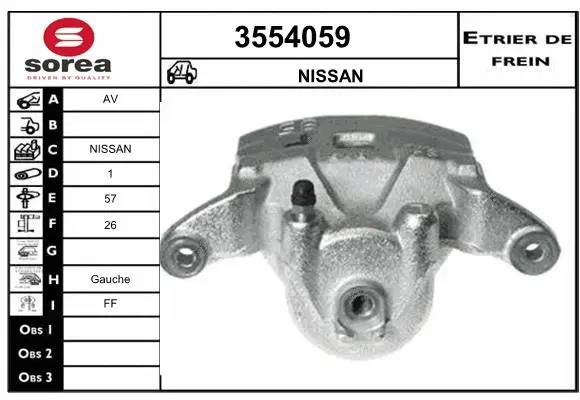 Brake Caliper (3554059)