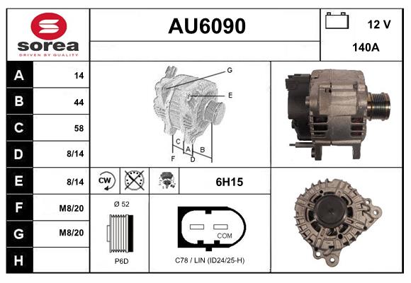 Alternator (AU6090)