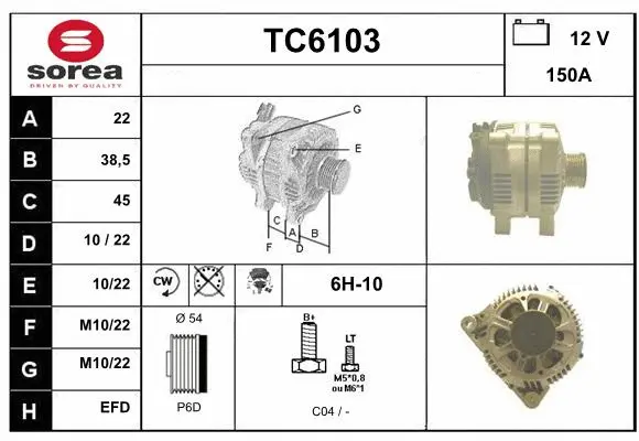 Alternator (TC6103)