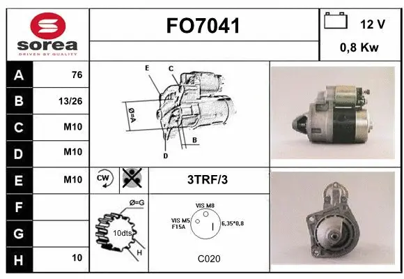 Starter (FO7041)