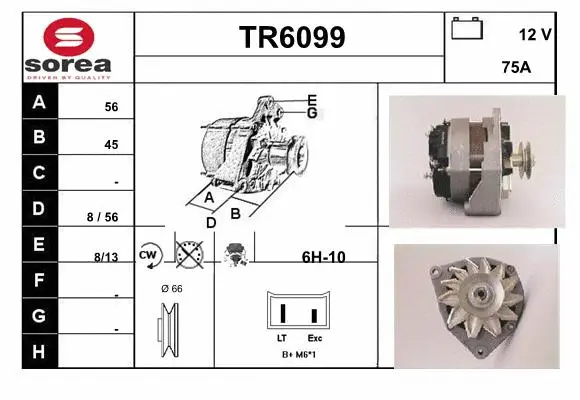 Alternator (TR6099)
