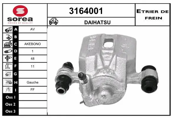 Brake Caliper (3164001)