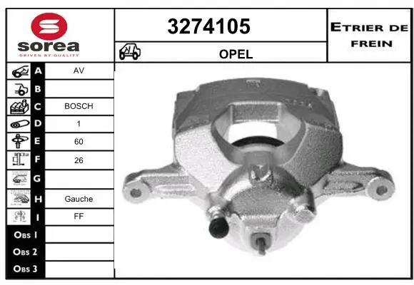 Brake Caliper (3274105)