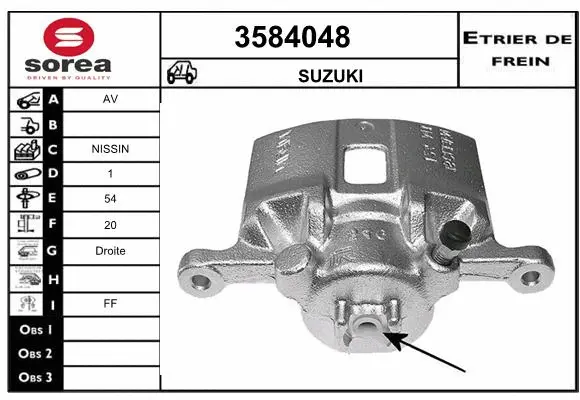Brake Caliper (3584048)