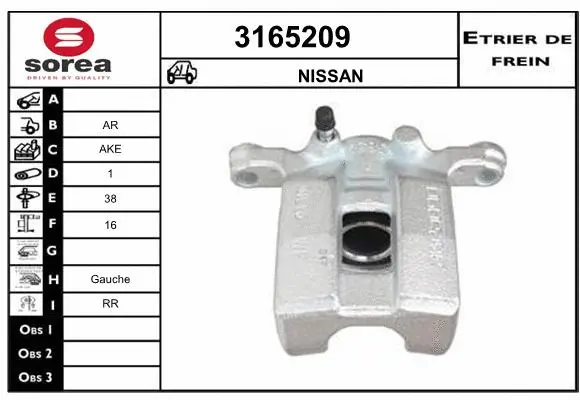 Brake Caliper (3165209)