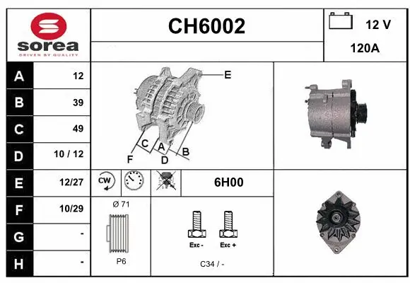 Alternator (CH6002)