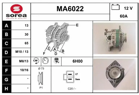 Alternator (MA6022)
