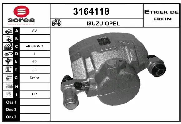 Brake Caliper (3164118)