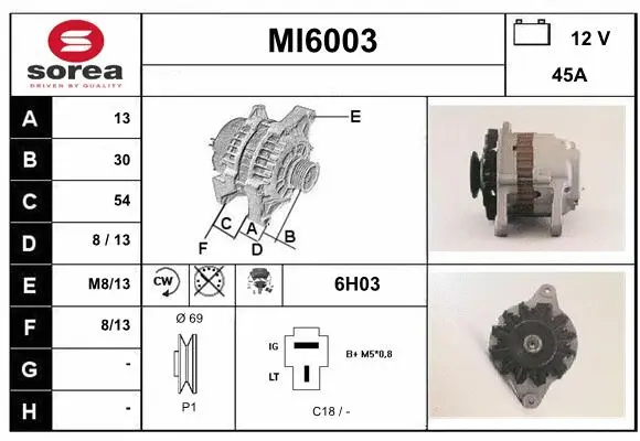 Alternator (MI6003)