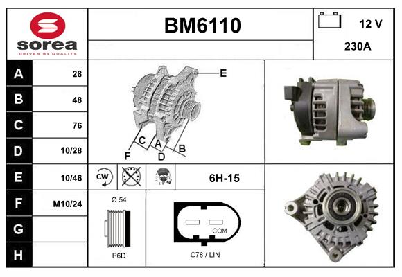 Alternator (BM6110)