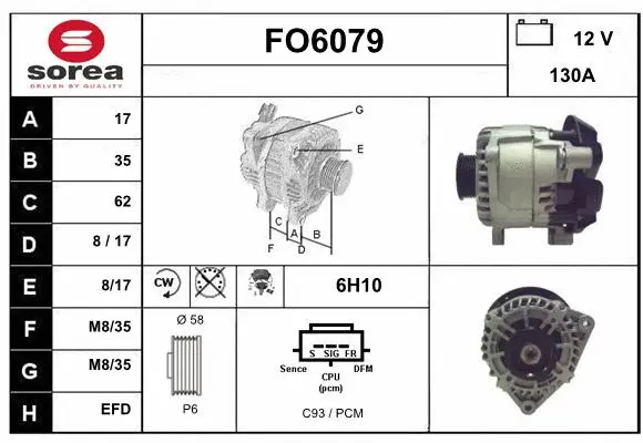 Alternator (FO6079)