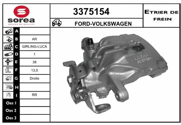 Brake Caliper (3375154)
