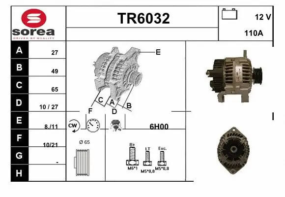 Alternator (TR6032)