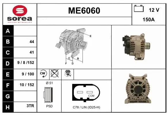 Alternator (ME6060)