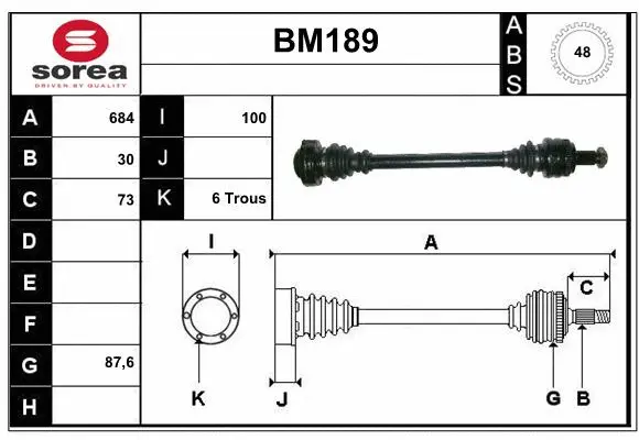 Drive Shaft (BM189)