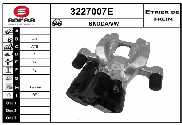 Brake Caliper (3227007E)