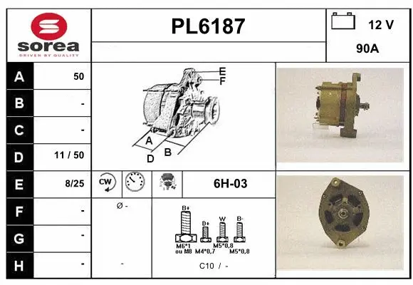 Alternator (PL6187)