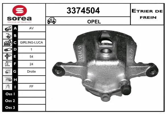 Brake Caliper (3374504)