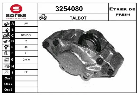 Brake Caliper (3254080)