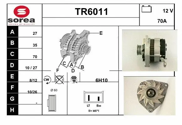 Alternator (TR6011)