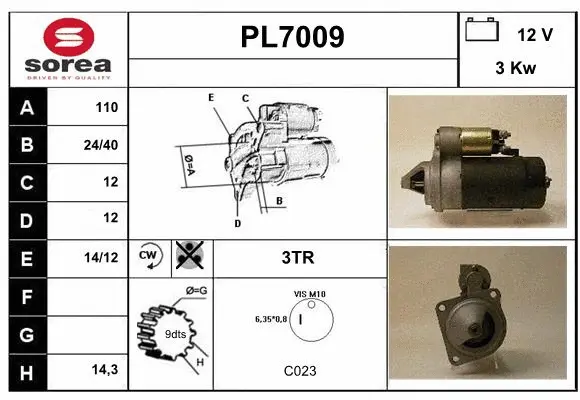Starter (PL7009)