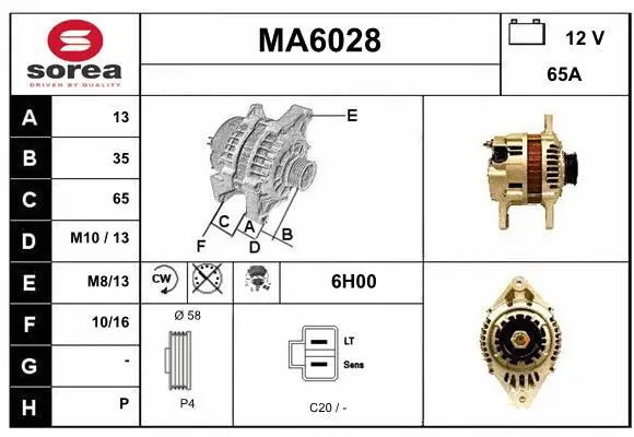 Alternator (MA6028)