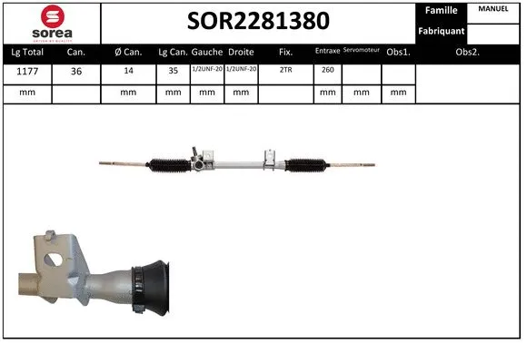 Steering Gear (SOR2281380)